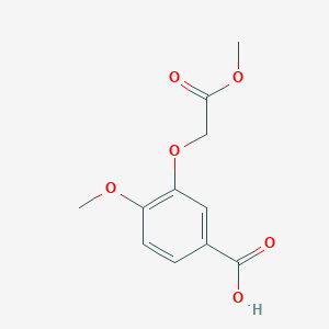 4-Methoxy-3-(2-methoxy-2-oxoethoxy)benzoic acid