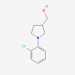 [1-(2-Chlorophenyl)pyrrolidin-3-yl]methanol