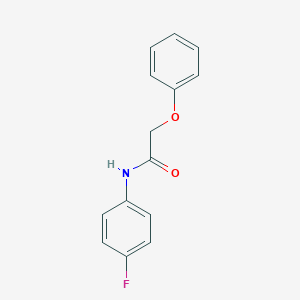 molecular formula C14H12FNO2 B337417 N-(4-fluorophenyl)-2-phenoxyacetamide 