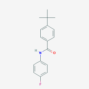 molecular formula C17H18FNO B337418 4-tert-butyl-N-(4-fluorophenyl)benzamide 