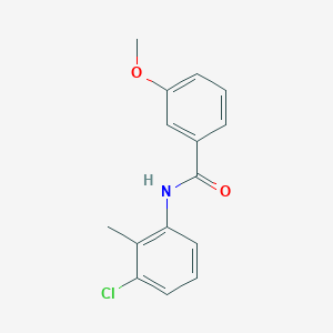 molecular formula C15H14ClNO2 B337419 N-(3-chloro-2-methylphenyl)-3-methoxybenzamide 