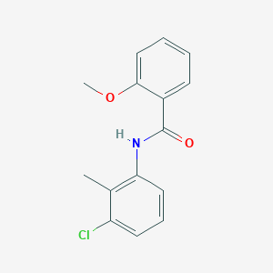 molecular formula C15H14ClNO2 B337420 N-(3-chloro-2-methylphenyl)-2-methoxybenzamide 