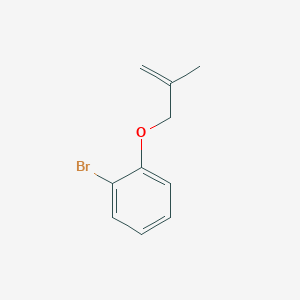molecular formula C10H11BrO B3374227 Benzene, 1-bromo-2-[(2-methyl-2-propen-1-yl)oxy]- CAS No. 10178-53-7