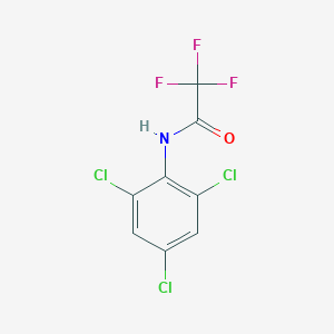molecular formula C8H3Cl3F3NO B337428 2,2,2-trifluoro-N-(2,4,6-trichlorophenyl)acetamide 