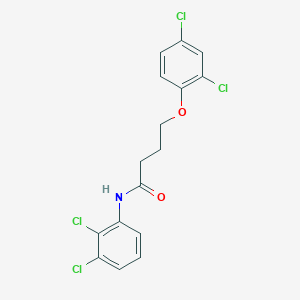molecular formula C16H13Cl4NO2 B337443 4-(2,4-dichlorophenoxy)-N-(2,3-dichlorophenyl)butanamide 