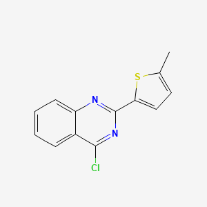 molecular formula C13H9ClN2S B3374431 4-Chloro-2-(5-methylthiophen-2-yl)quinazoline CAS No. 1019325-36-0