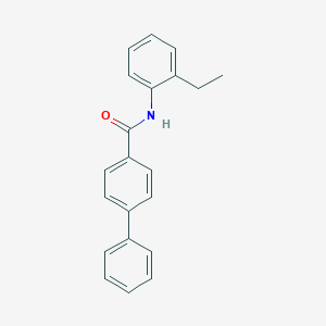 molecular formula C21H19NO B337444 N-(2-ethylphenyl)biphenyl-4-carboxamide 
