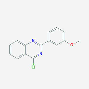 molecular formula C15H11ClN2O B3374475 4-Chloro-2-(3-methoxyphenyl)quinazoline CAS No. 1019449-61-6