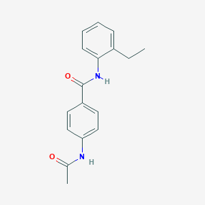 molecular formula C17H18N2O2 B337448 4-(acetylamino)-N-(2-ethylphenyl)benzamide 