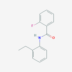 molecular formula C15H14FNO B337453 N-(2-ethylphenyl)-2-fluorobenzamide 