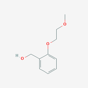 molecular formula C10H14O3 B3374571 [2-(2-Methoxyethoxy)phenyl]methanol CAS No. 1020929-44-5