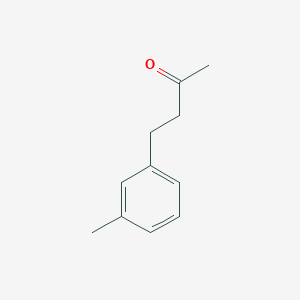 molecular formula C11H14O B3374633 4-(3-甲基苯基)丁烷-2-酮 CAS No. 102611-24-5