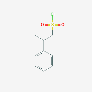 B3374656 2-Phenylpropane-1-sulfonyl chloride CAS No. 102879-16-3