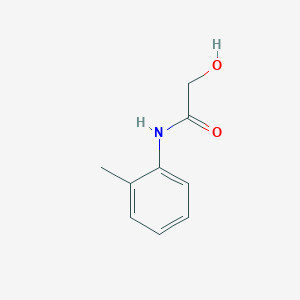 molecular formula C9H11NO2 B3374660 2-Hydroxy-N-(2-methylphenyl)acetamide CAS No. 102879-43-6