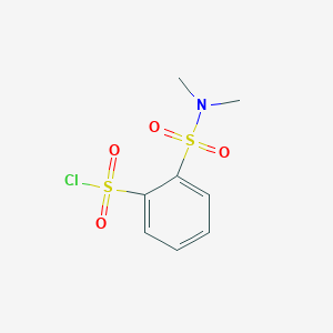 2-(Dimethylsulfamoyl)benzene-1-sulfonyl chloride