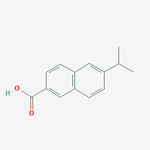 molecular formula C14H14O2 B3374696 2-Naphthalenecarboxylic acid, 6-(1-methylethyl)- CAS No. 103091-56-1