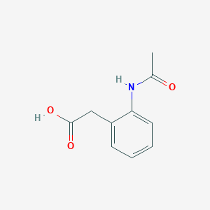 molecular formula C10H11NO3 B3374697 2-(2-Acetamidophenyl)acetic acid CAS No. 103205-34-1