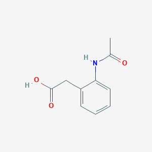 molecular formula C10H11NO3 B3374697 2-(2-乙酰氨基苯基)乙酸 CAS No. 103205-34-1