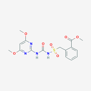molecular formula C16H18N4O7S B033747 苯磺隆-甲酯 CAS No. 104466-83-3