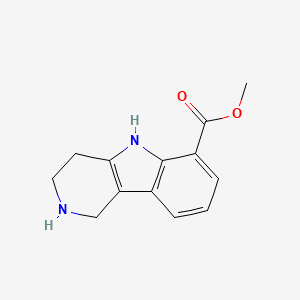 molecular formula C13H14N2O2 B3374722 methyl 2,3,4,5-tetrahydro-1H-pyrido[4,3-b]indole-6-carboxylate CAS No. 1034734-67-2