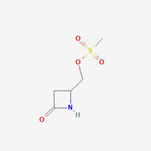 (4-oxoazetidin-2-yl)methyl methanesulfonate