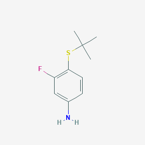 4-(Tert-butylsulfanyl)-3-fluoroaniline
