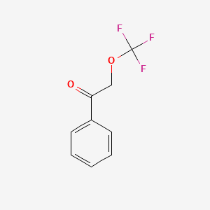 molecular formula C9H7F3O2 B3374817 1-Phenyl-2-(trifluoromethoxy)ethan-1-one CAS No. 104159-53-7