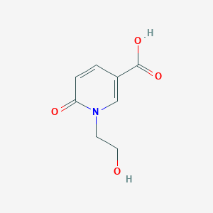 1-(2-Hydroxyethyl)-6-oxo-1,6-dihydropyridine-3-carboxylic acid