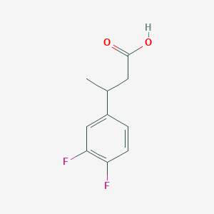 molecular formula C10H10F2O2 B3374849 3-(3,4-Difluorophenyl)butanoic acid CAS No. 1042641-92-8