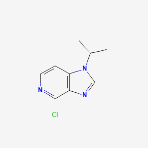molecular formula C9H10ClN3 B3374861 4-Chloro-1-(1-methylethyl)-1H-imidazo[4,5-C]pyridine CAS No. 1044764-84-2