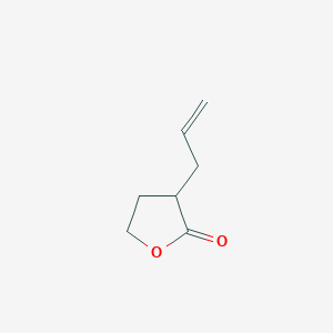 molecular formula C7H10O2 B3374905 3-烯丙基二氢-2(3H)-呋喃酮 CAS No. 10491-63-1