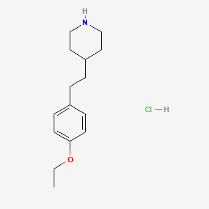 4-[2-(4-Ethoxyphenyl)ethyl]piperidine hydrochloride