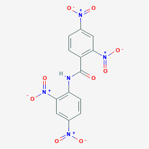 molecular formula C13H7N5O9 B337494 N-(2,4-dinitrophenyl)-2,4-dinitrobenzamide 