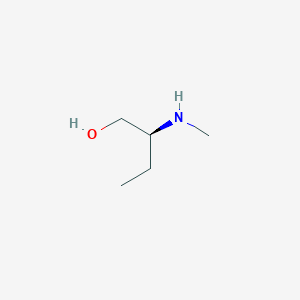 molecular formula C5H13NO B3374995 1-Butanol, 2-(methylamino)-, (S)- CAS No. 105157-71-9