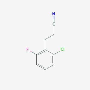 3-(2-Chloro-6-fluorophenyl)propanenitrile