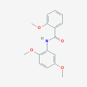 molecular formula C16H17NO4 B337512 N-(2,5-dimethoxyphenyl)-2-methoxybenzamide 