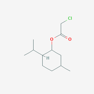 molecular formula C12H21ClO2 B3375132 5-Methyl-2-(propan-2-yl)cyclohexyl 2-chloroacetate CAS No. 106916-72-7