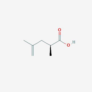 molecular formula C7H12O2 B3375144 (2S)-2,4-Dimethylpent-4-enoic acid CAS No. 1070774-52-5