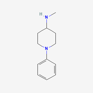molecular formula C12H18N2 B3375152 N-Methyl-1-phenylpiperidin-4-amine CAS No. 1071751-69-3