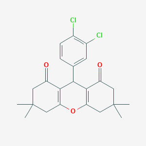 molecular formula C23H24Cl2O3 B337516 9-(3,4-dichlorophenyl)-3,3,6,6-tetramethyl-3,4,5,6,7,9-hexahydro-1H-xanthene-1,8(2H)-dione 