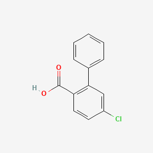 molecular formula C13H9ClO2 B3375161 4-Chloro-2-phenylbenzoic acid CAS No. 107274-51-1