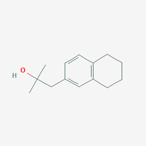molecular formula C14H20O B3375226 2-Methyl-1-(5,6,7,8-tetrahydronaphthalen-2-yl)propan-2-ol CAS No. 1082899-83-9