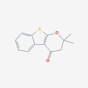 molecular formula C13H12O2S B337525 2,2-dimethyl-3H-[1]benzothiolo[2,3-b]pyran-4-one 