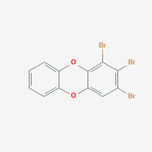molecular formula C12H5Br3O2 B033753 1,2,3-Tribromooxanthrene CAS No. 103456-38-8