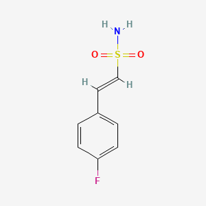 molecular formula C8H8FNO2S B3375325 2-(4-Fluorophenyl)ethene-1-sulfonamide CAS No. 1094203-50-5