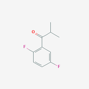molecular formula C10H10F2O B3375334 1-(2,5-Difluorophenyl)-2-methylpropan-1-one CAS No. 1094292-49-5