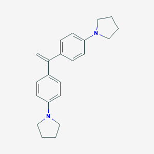 molecular formula C22H26N2 B337534 1,1-Bis(4-pyrrolidinophenyl)ethylene 