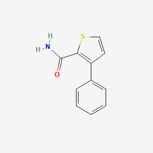 molecular formula C11H9NOS B3375388 3-Phenylthiophene-2-carboxamide CAS No. 1098342-63-2