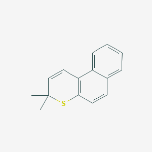 molecular formula C15H14S B337545 3,3-dimethyl-3H-benzo[f]thiochromene 