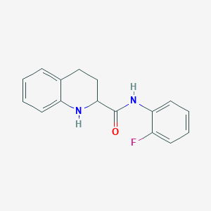N-(2-fluorophenyl)-1,2,3,4-tetrahydroquinoline-2-carboxamide